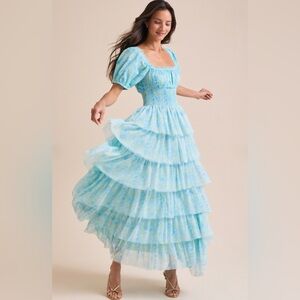 NWT Altar’d State Jane Floral Maxi Dress